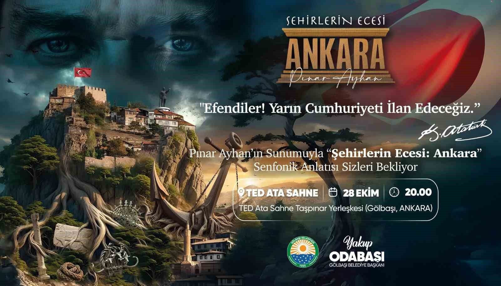 Tarihe yolculuk başlıyor: Gölbaşı’nda cumhuriyet coşkusuna yakışır gösteri