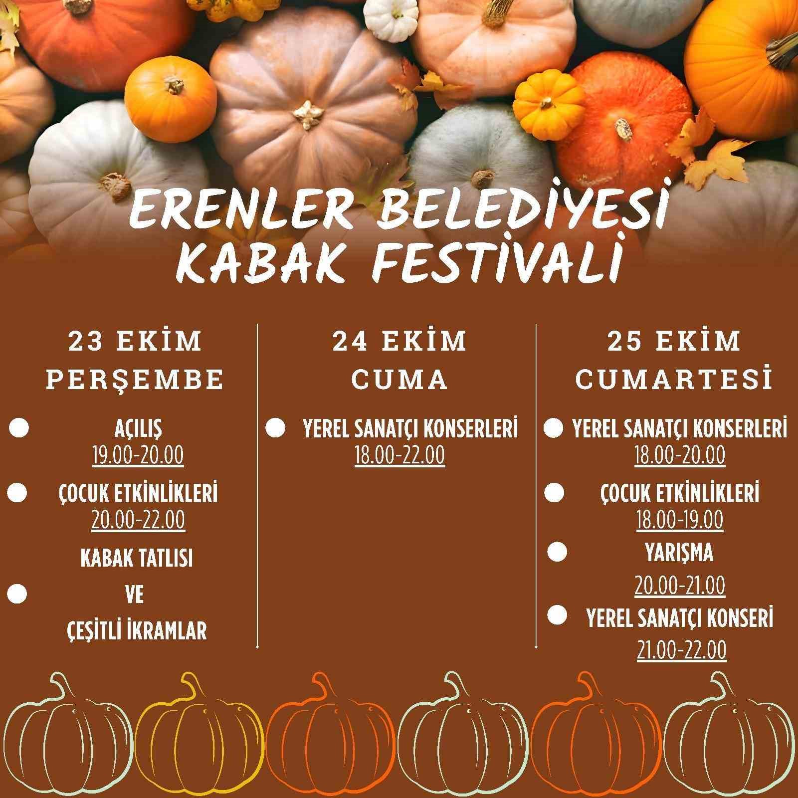 Erenler’de Kabak Festivali heyecanı başlıyor