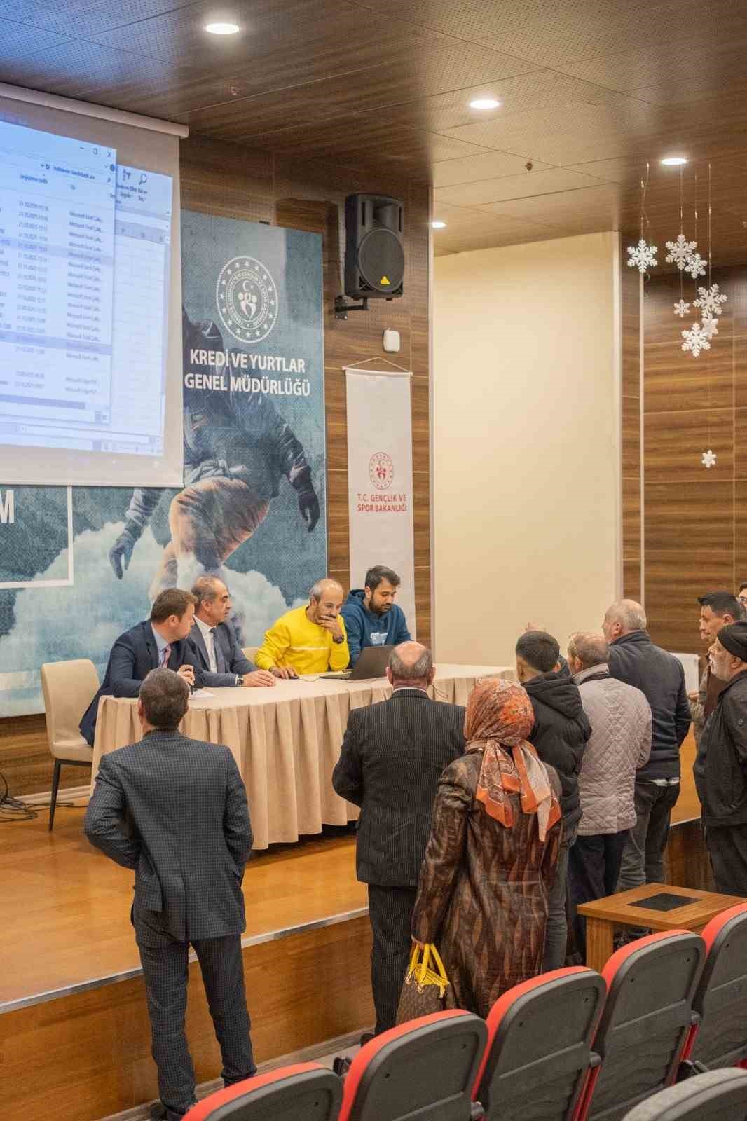 TYP kapsamında çalışacak 200 kişi kura ile belirlendi