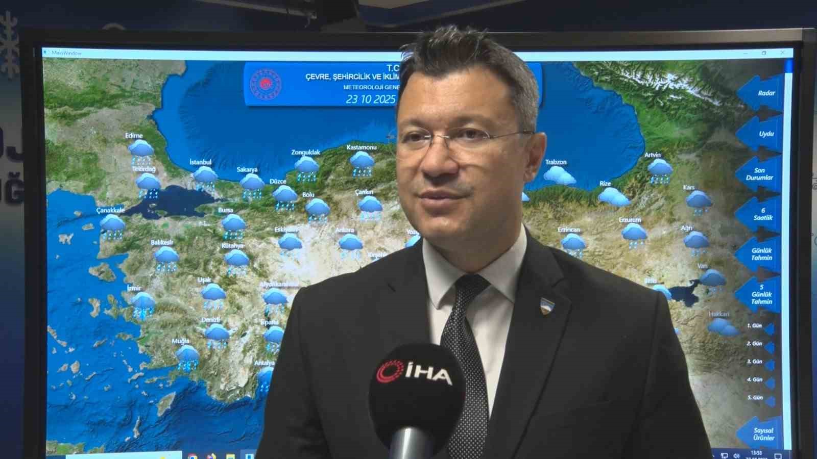 Meteoroloji Genel Müdürlüğü: "Ülke genelinde şiddetli yağışlar görülebilir"
