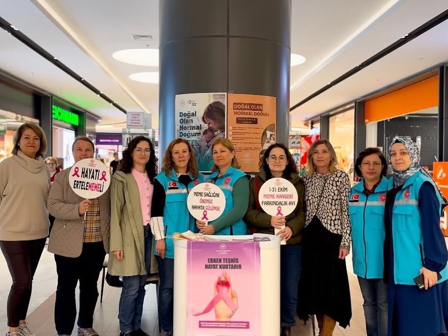 Kırklareli’nde meme kanserine karşı bilgilendirme