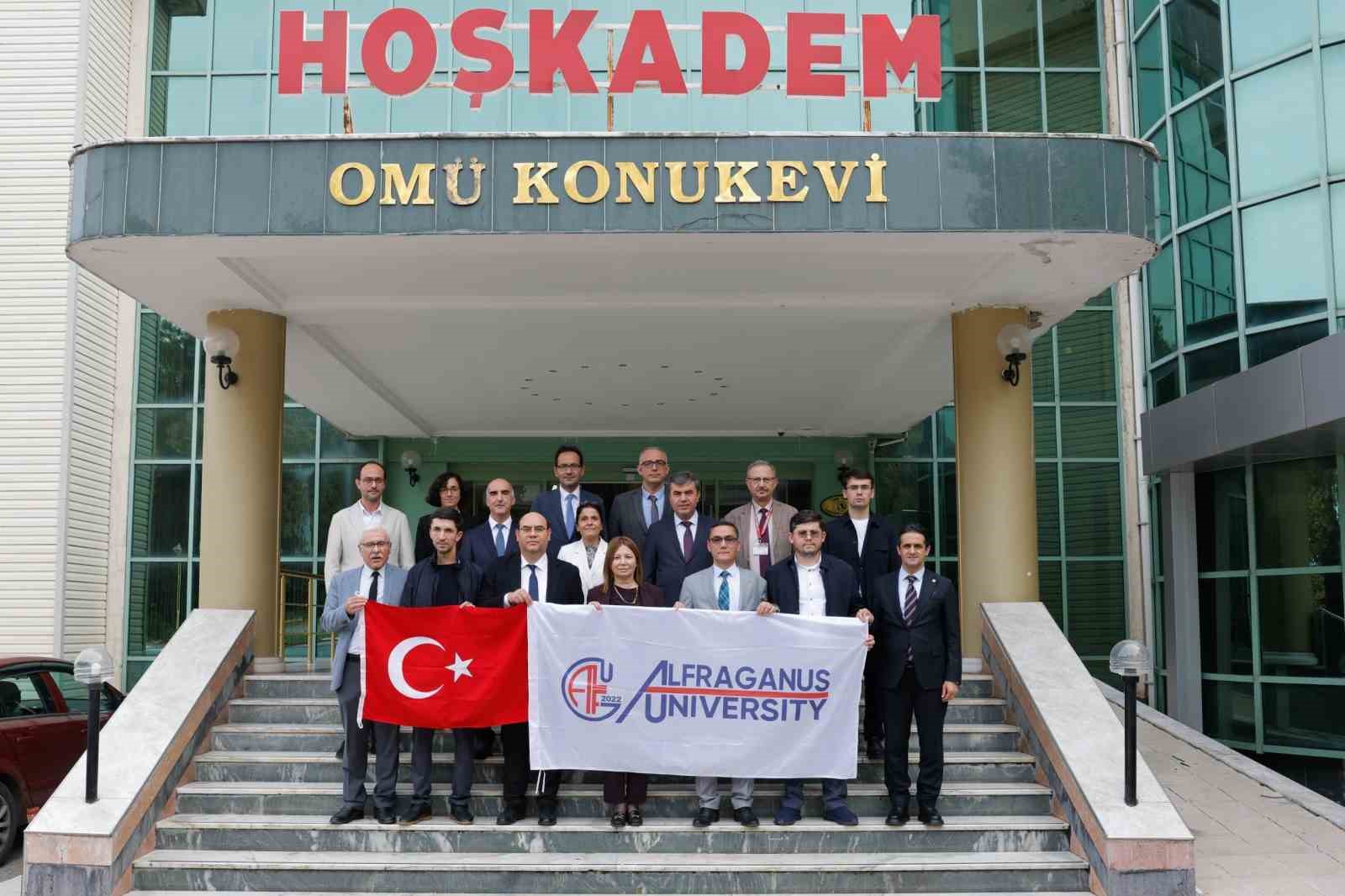 OMÜ ile Alfraganus Üniversitesi arasında akademik iş birliği görüşmeleri