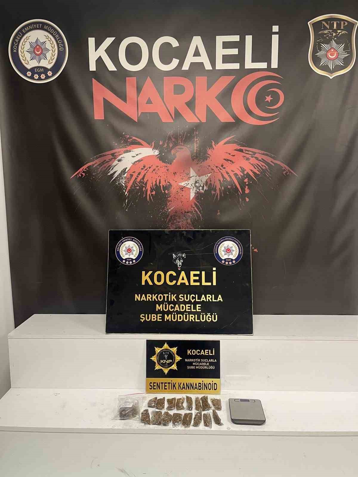 Kocaeli’de uyuşturucu operasyonu: 4 kişi tutuklandı