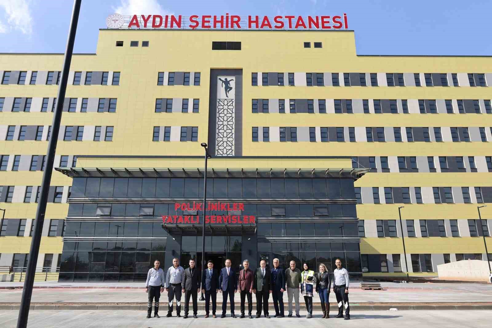 Aydın Şehir Hastanesi’nde son hazırlıklar yapılıyor