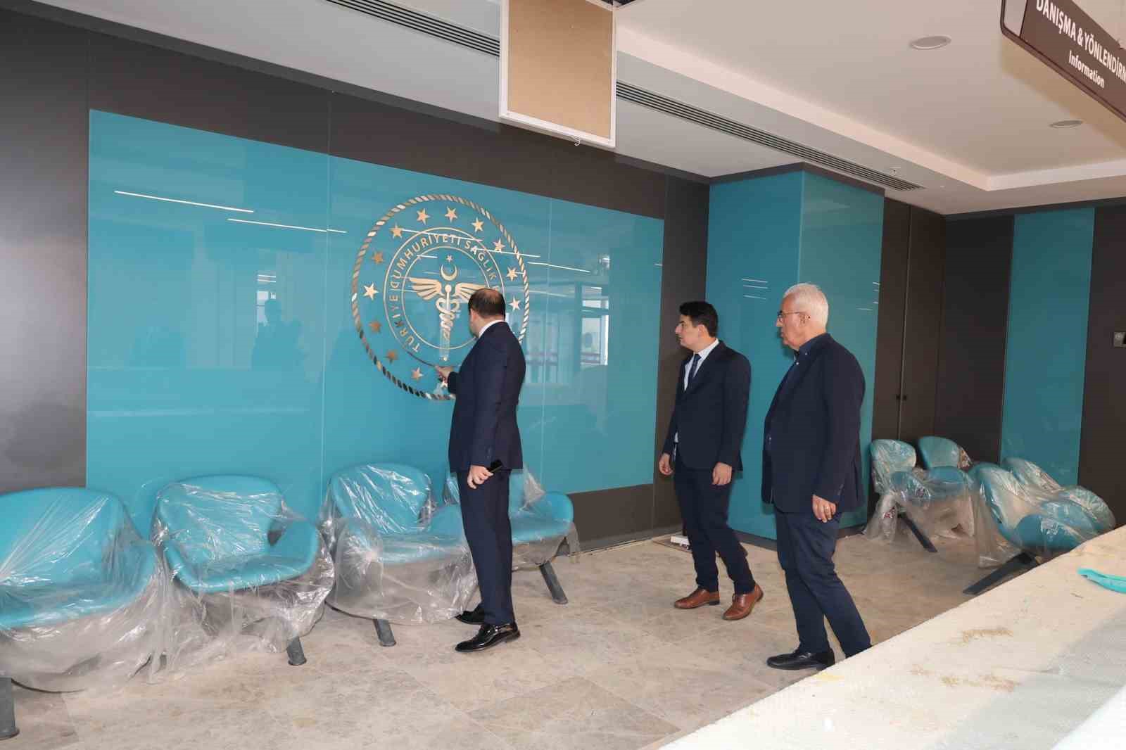 Aydın Şehir Hastanesi’nde son hazırlıklar yapılıyor