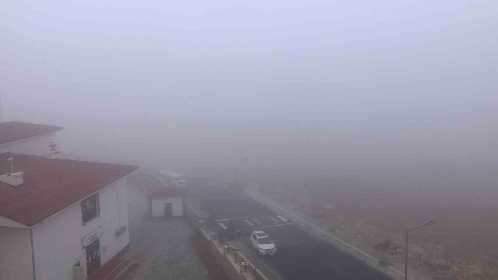 Elazığ’da sis etkili oldu