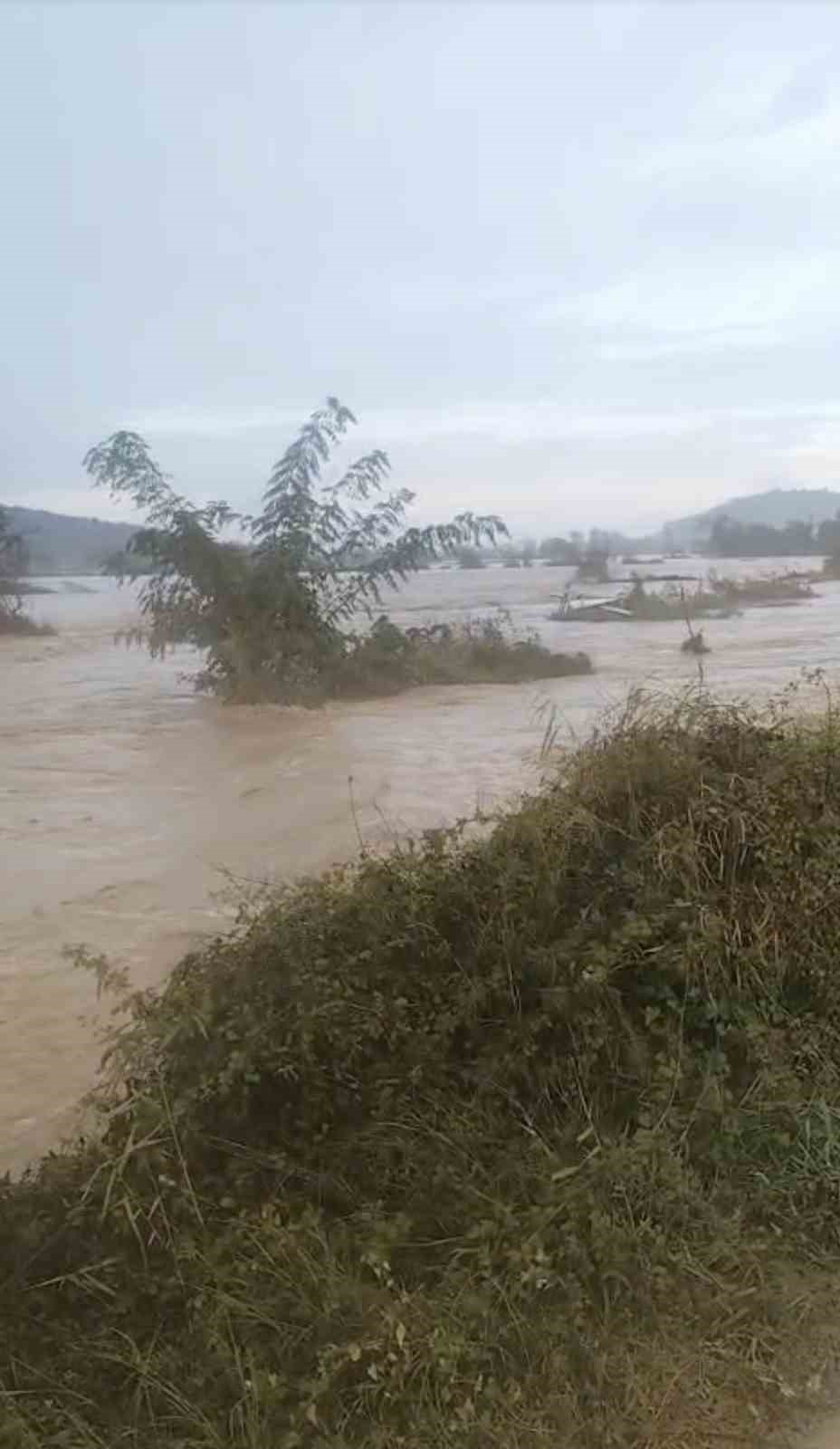 Göçkeada’da sel; tarım arazileri sular altında kaldı
