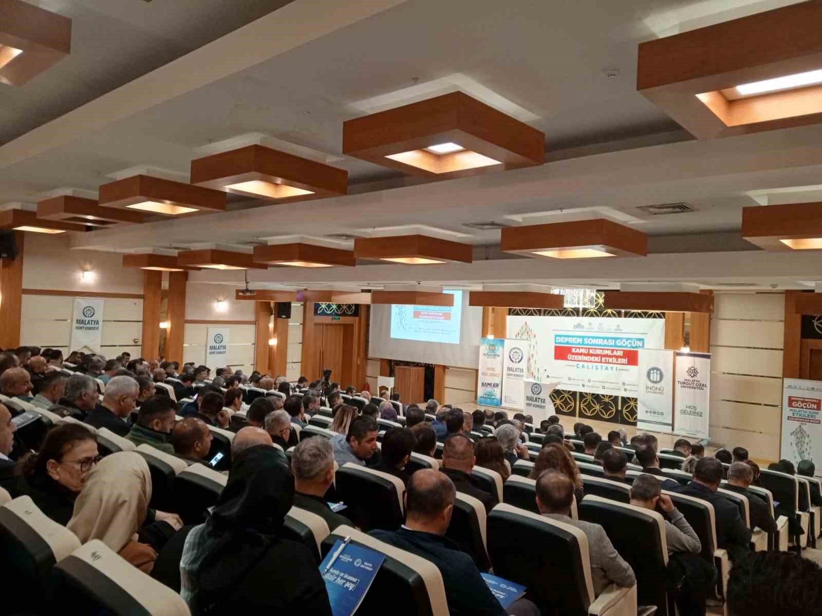 Malatya’da göçün kamu kurumlarına etkileri ele alındı