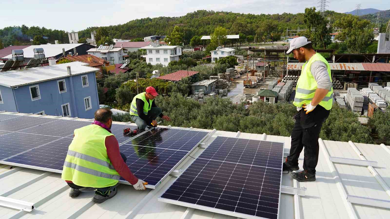 MUSKİ, Fethiye ve Bodrum’da Güneş Enerjisi Santralleri kurulumuna başladı