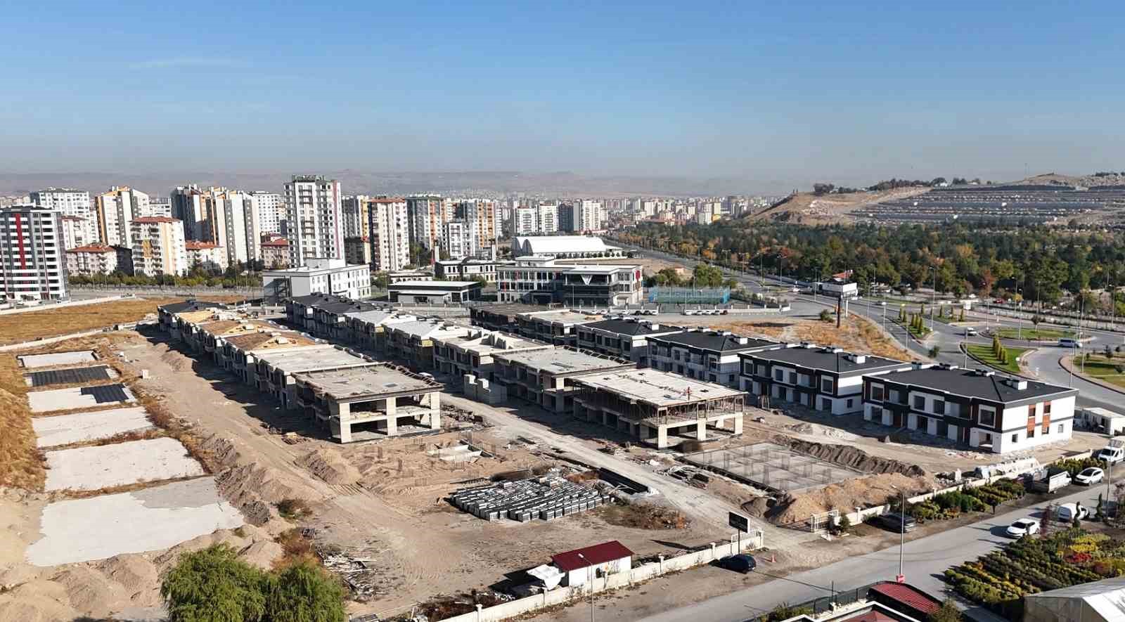 Melikgazi’nin şehircilikte yeni vizyonu yatay mimari projesi hızla tamamlanıyor