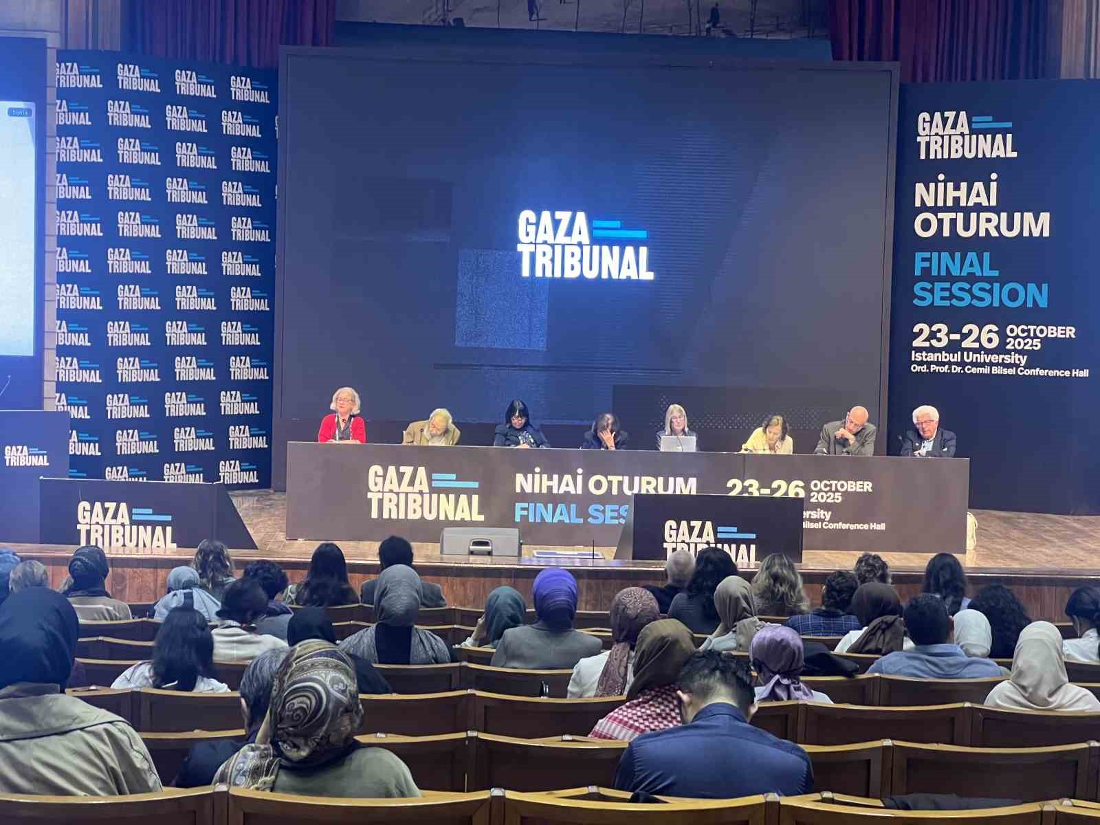 İstanbul’da Gazze Mahkemesi final oturumu başladı