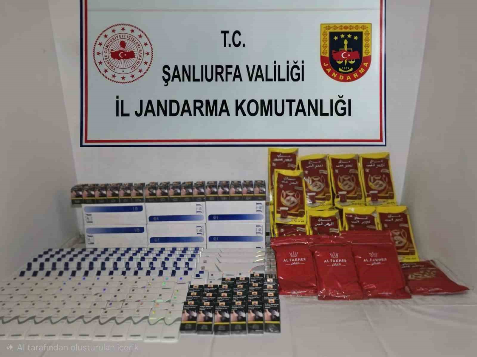 Viranşehir&rsquo;de jandarma ekipleri ka&ccedil;ak&ccedil;ılığa ge&ccedil;it vermedi
