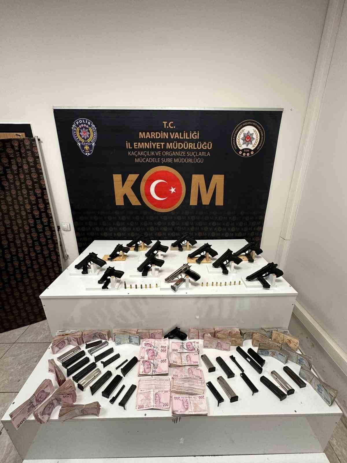 Mardin’de silah kaçakçılığı operasyonu: 1 tutuklama