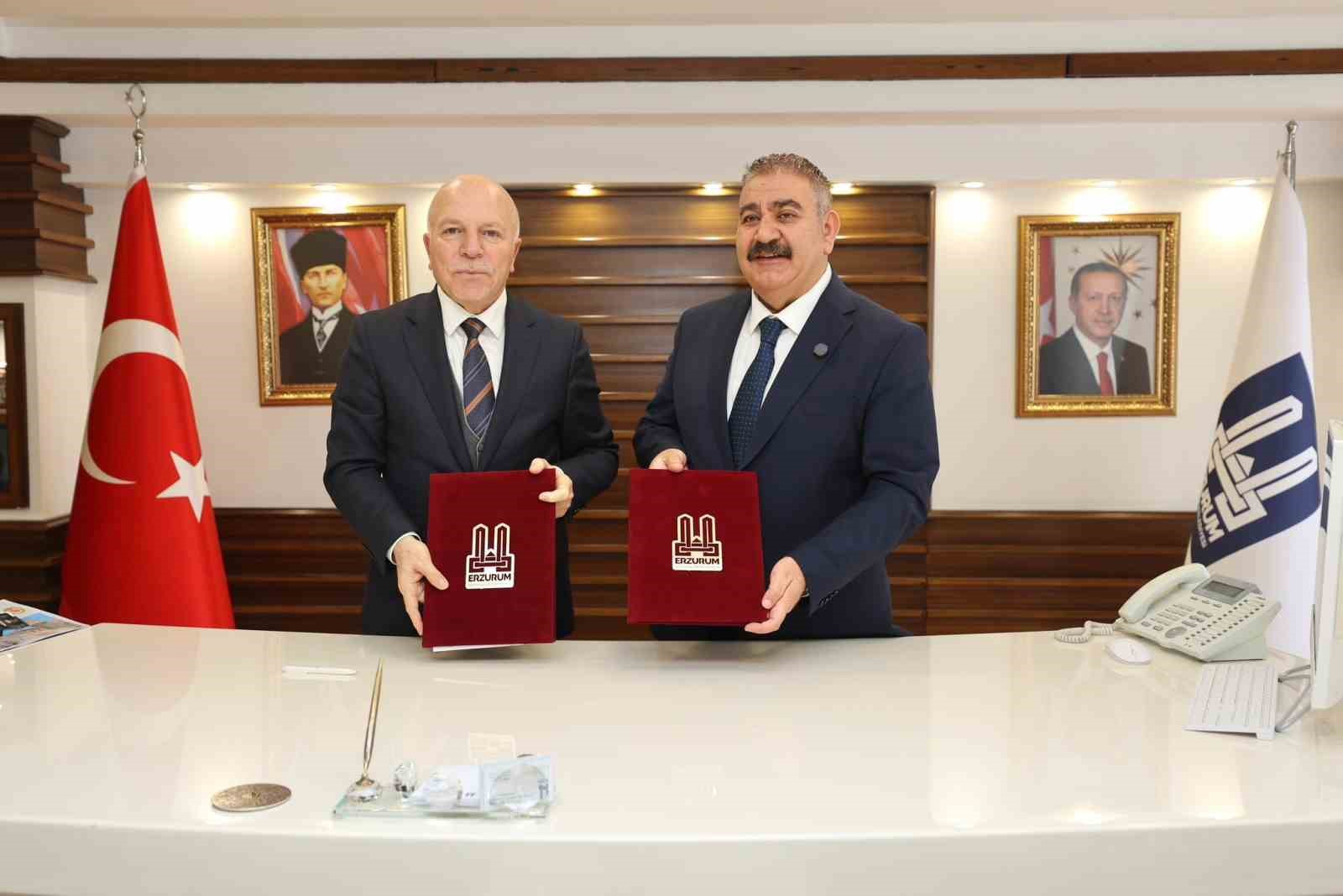 Büyükşehir ve Palandöken arasında iş birliği protokolü