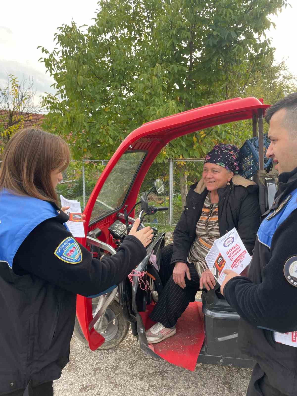 Karab&uuml;k Emniyeti&rsquo;nden soba ve şofben zehirlenmelerine karşı bilin&ccedil;lendirme &ccedil;alışması
