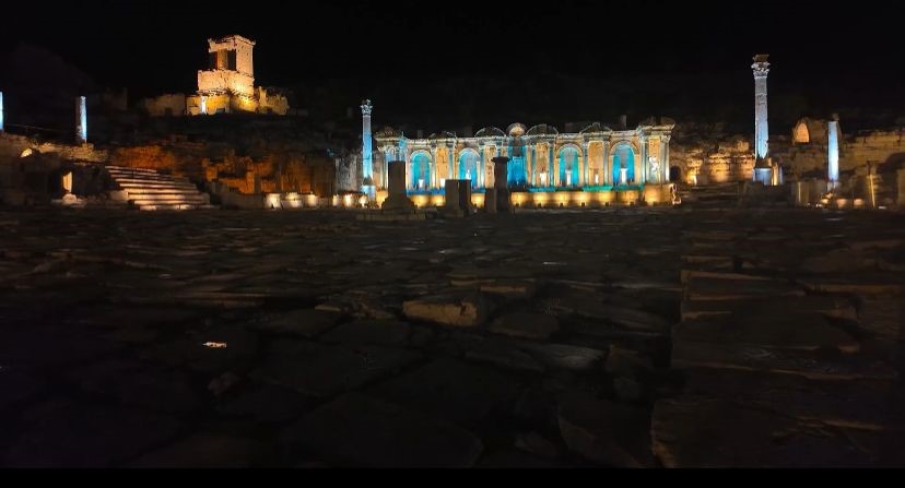 Sagalassos Antik Kenti ışıklarıyla gece müzeciliğine hazırlanıyor