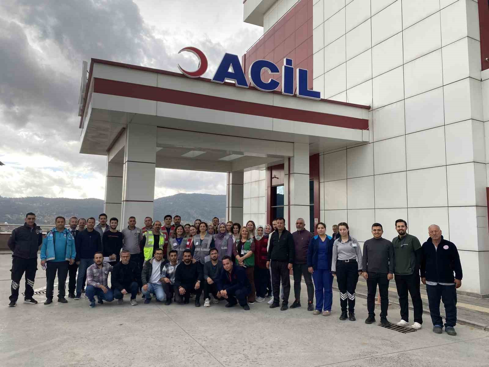 Çameli Devlet Hastanesinde HAP tatbikatı yapıldı