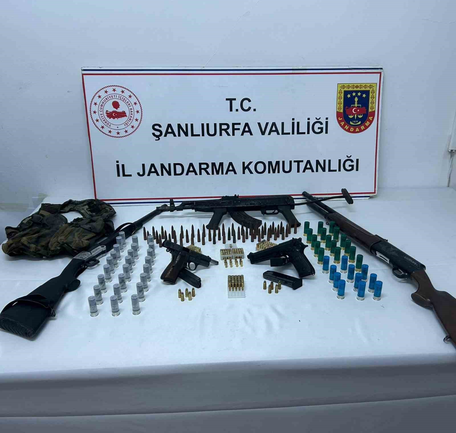Şanlıurfa’da silah kaçakçılığı operasyonu: 7 gözaltı