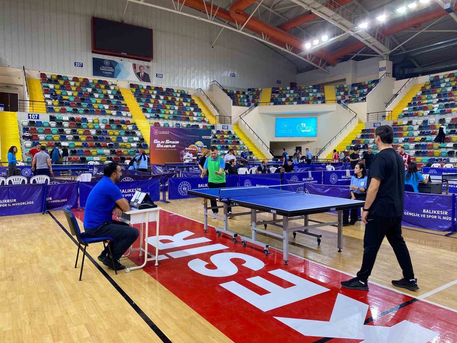 Balıkesir’de "Kamu Spor Oyunları" finalleri tamamlandı
