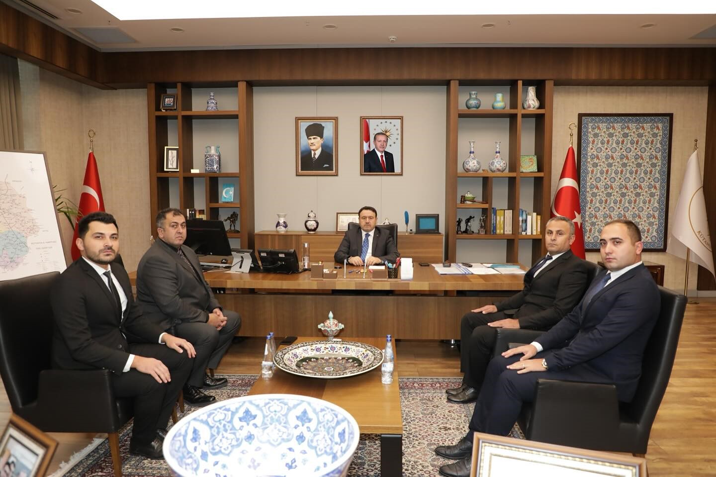 Vali Musa Işın, Asayiş Şube M&uuml;d&uuml;rl&uuml;ğ&uuml; ekibini kabul etti
