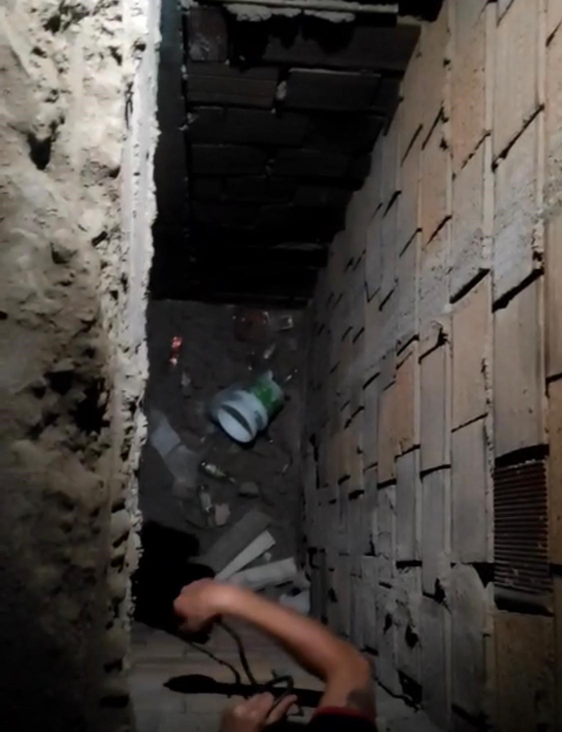 Batman’da havalandırma boşluğuna düşen kedi kurtarıldı