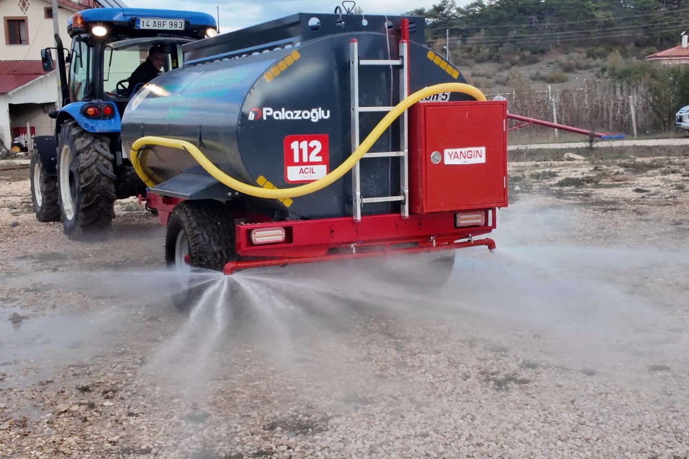 Bolu’da köylülere yangınlara müdahale için hibe destekli su tankeri kredisi