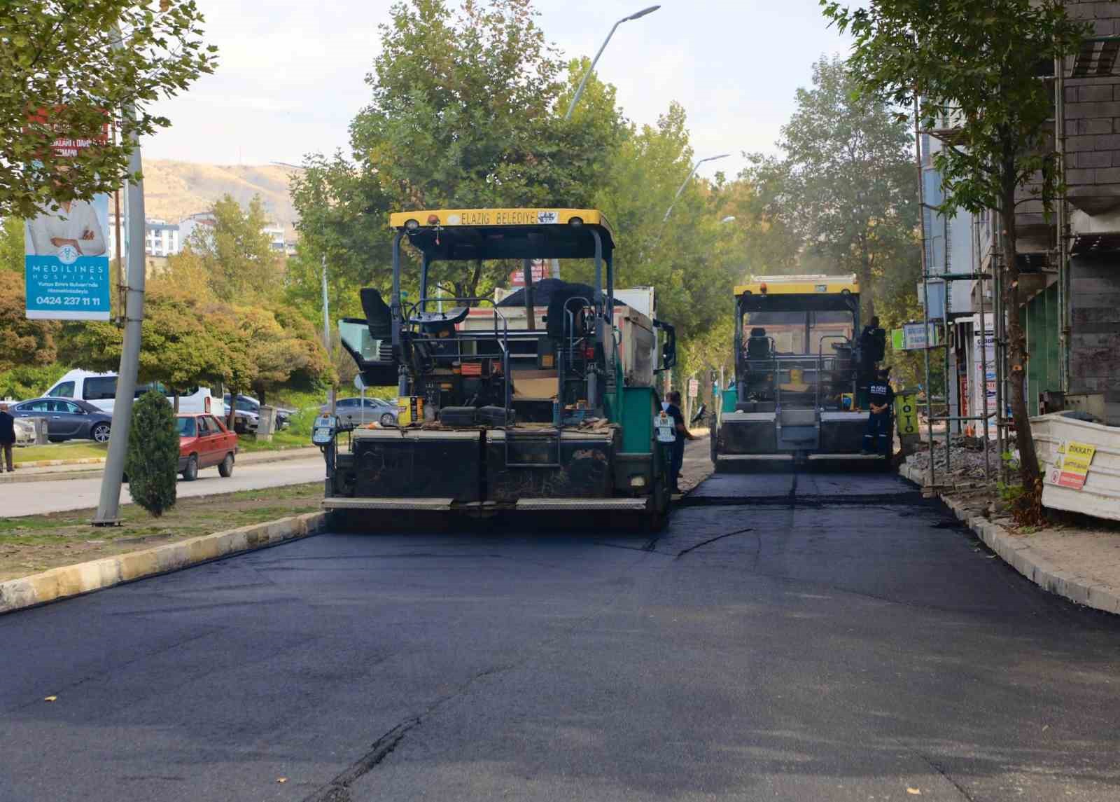 Elazığ&rsquo;da caddeler yenileniyor
