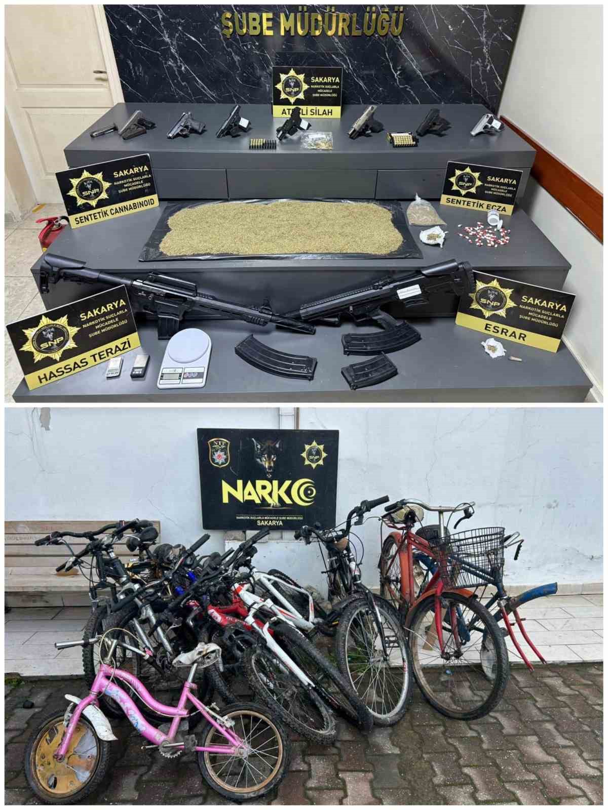 Sakarya&rsquo;da 551 polisin katılımı ile 27 adrese baskın: 33 kişi yakalandı
