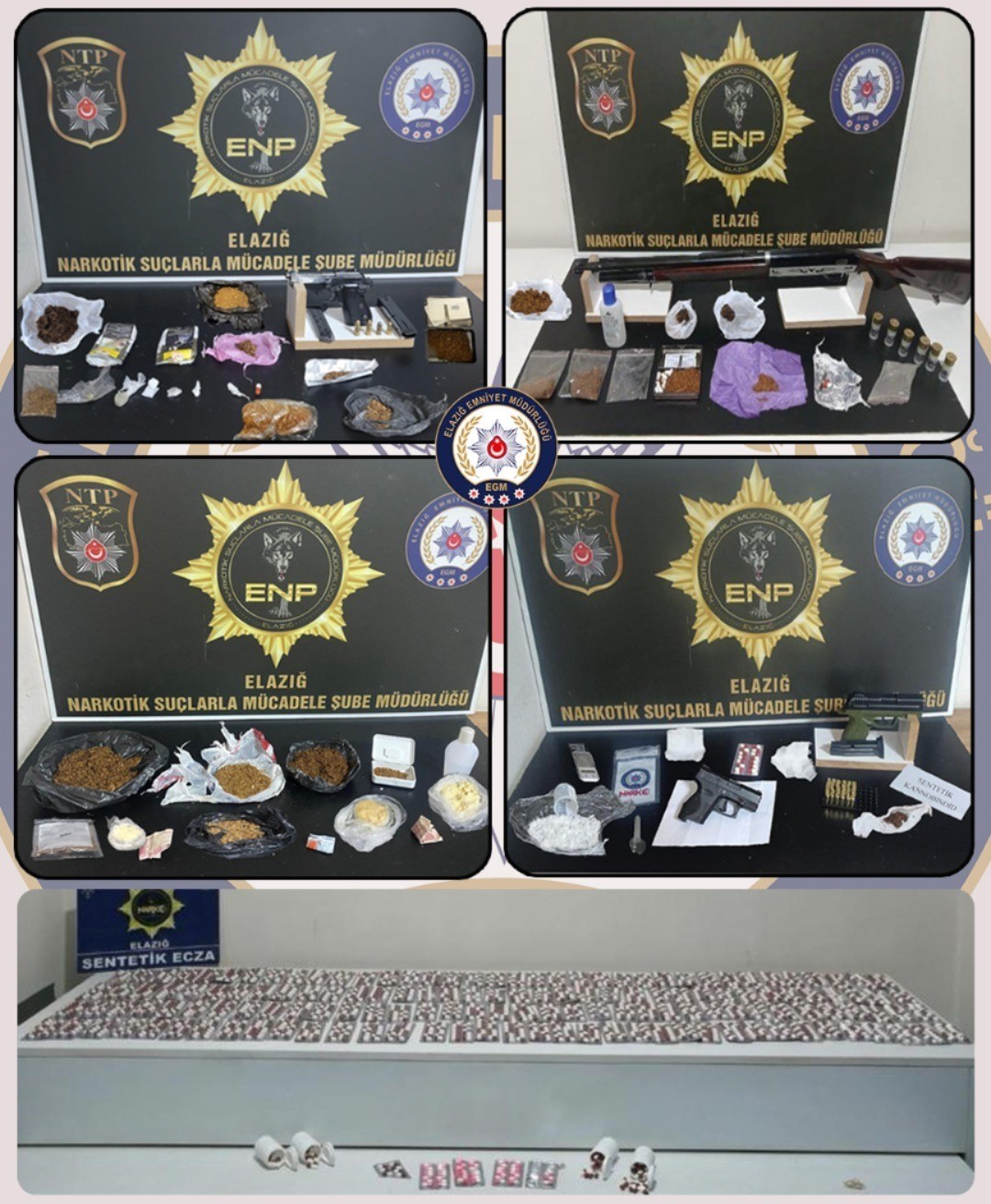 Elazığ’da uyuşturucuya geçit yok: 16 tutuklama
