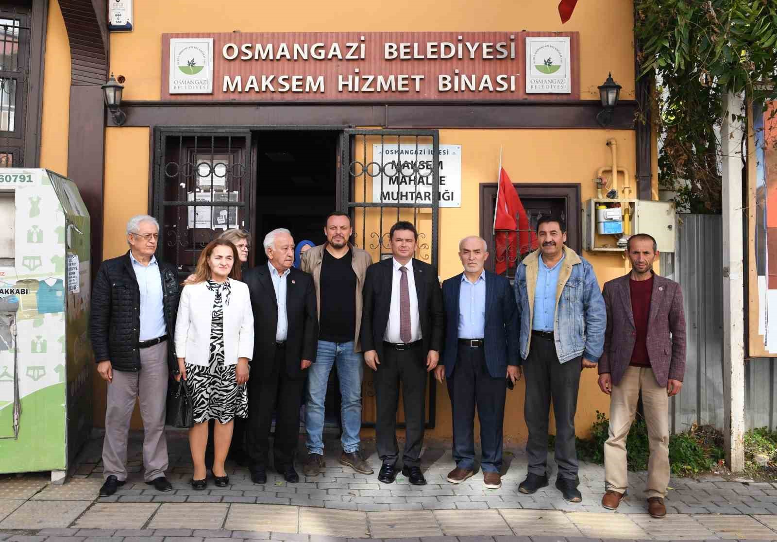 Başkan Aydın&rsquo;dan Maksem Mahallesini mutlu eden ziyaret
