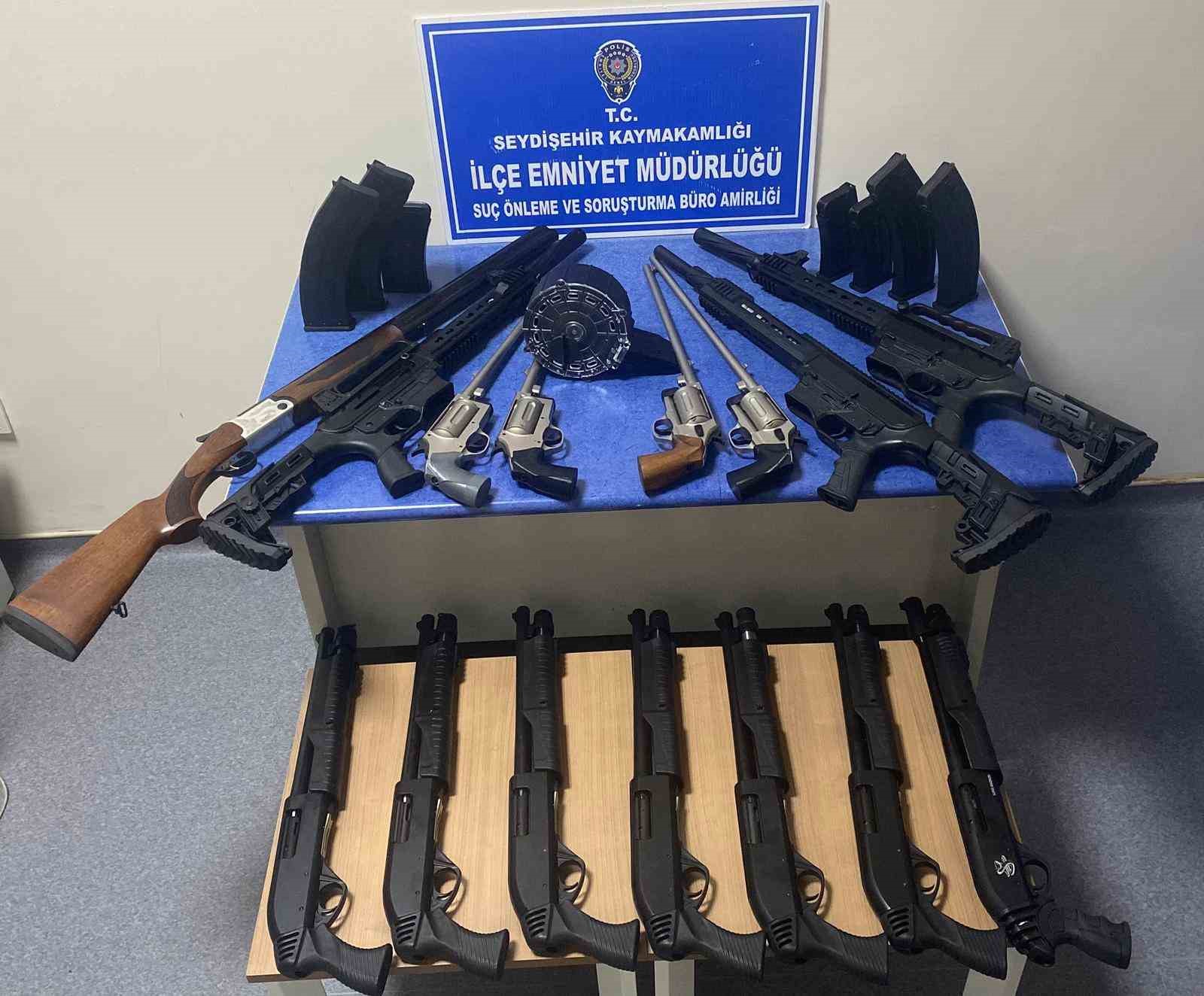 Seydişehir’de usülsüz üretim tüfek sevkiyatına darbe
