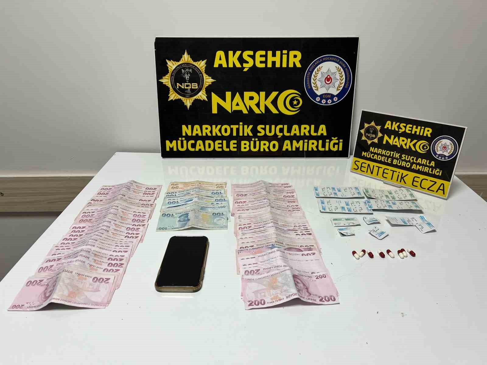 Akşehir’de polisten uyuşturucu operasyonu: 1 gözaltı