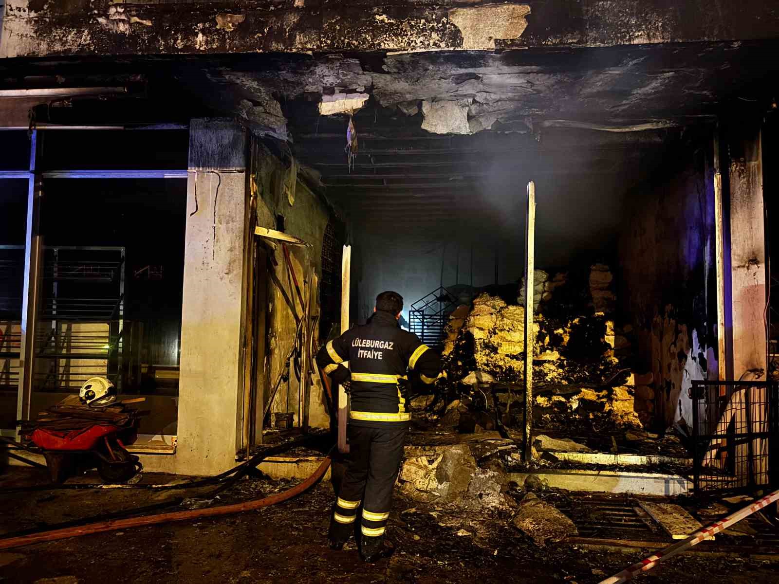 Lüleburgaz’da ekmek fırınında yangın
