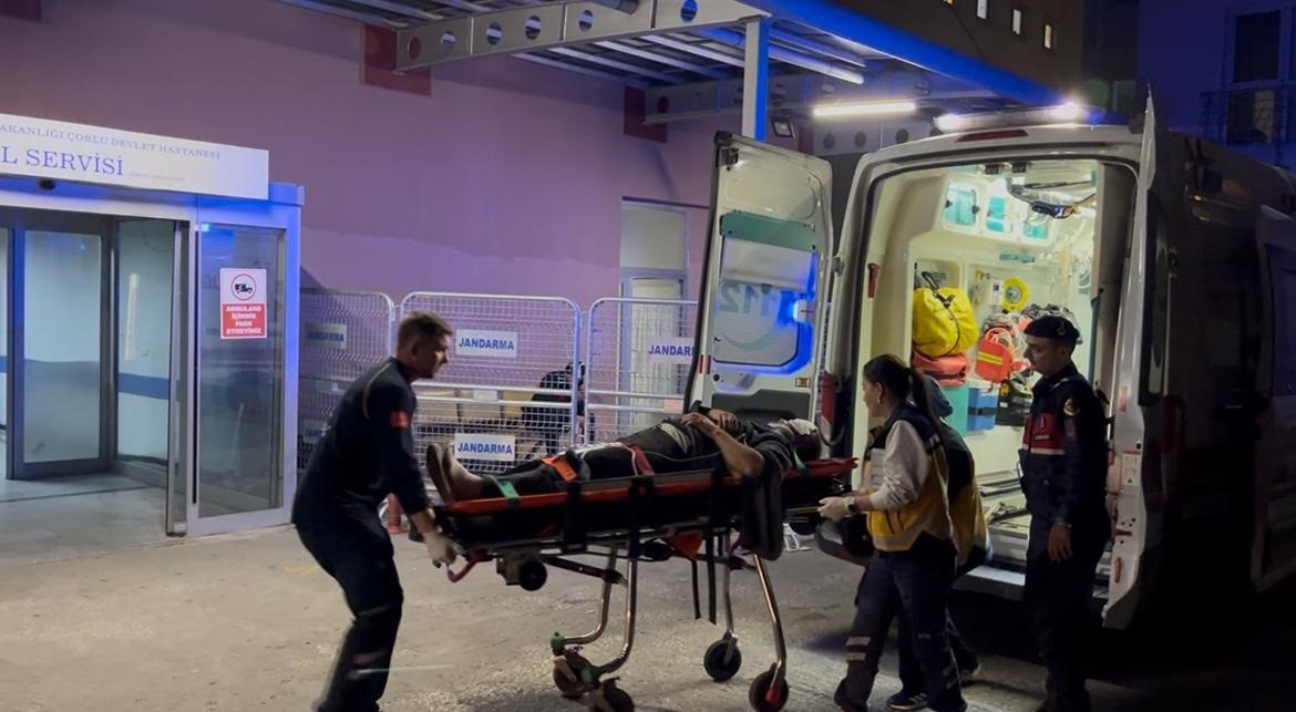 Tekirdağ’da trafik kazası: 2 yaralı