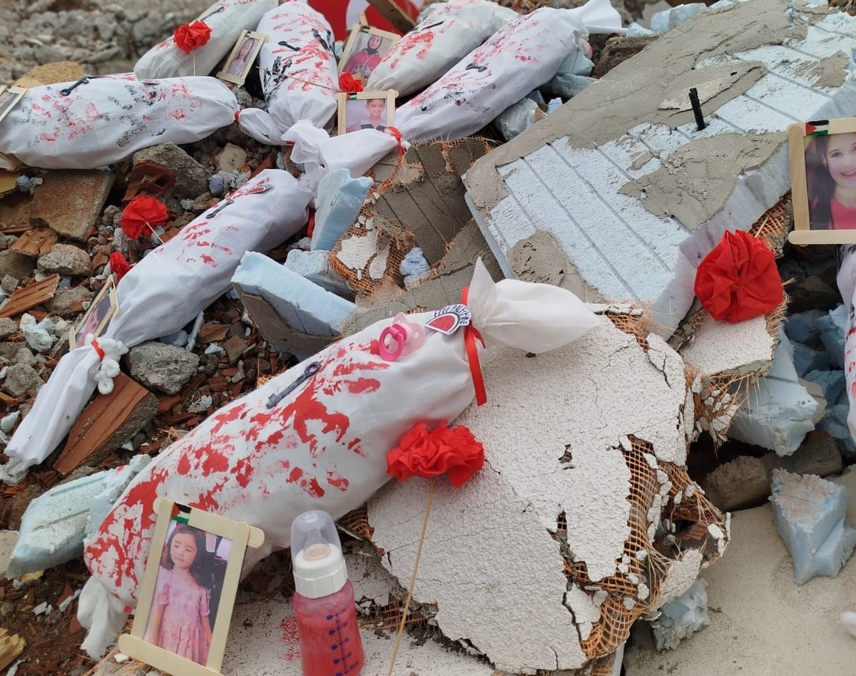 Üniversite öğrencileri Filistin’de yaşanan zulme dikkat çekti