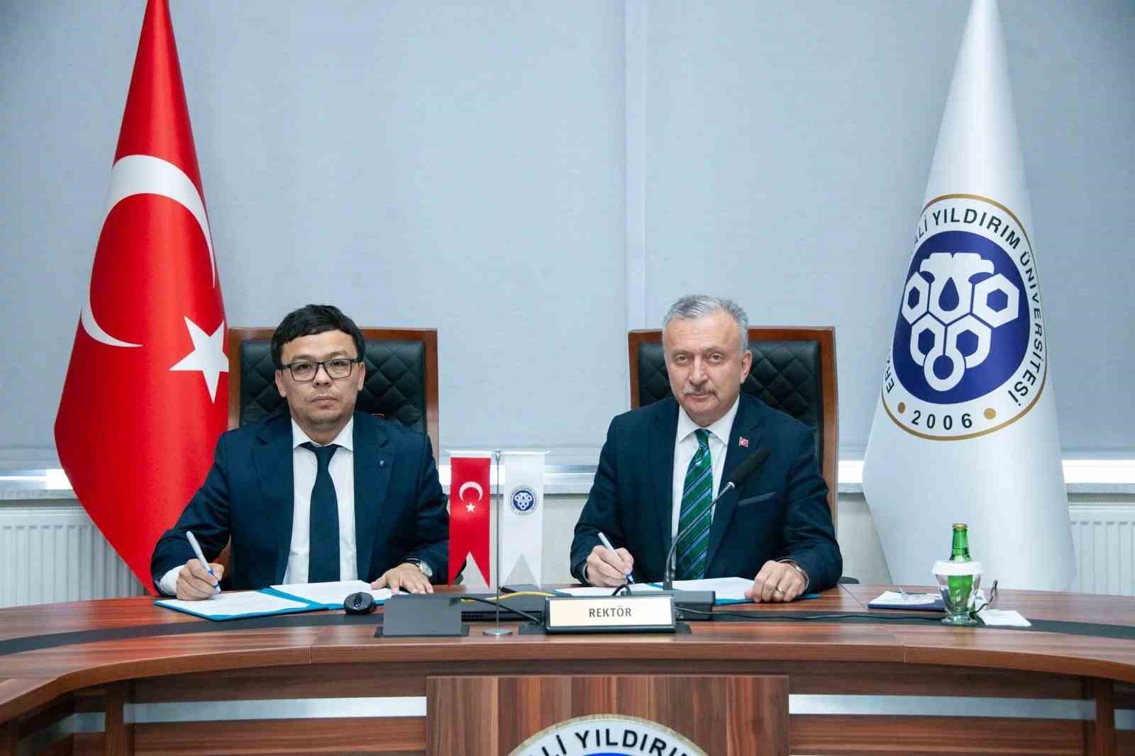 EBYÜ ile Özbekistan Orıental Unıversity arasında iş birliği protokolü imzalandı