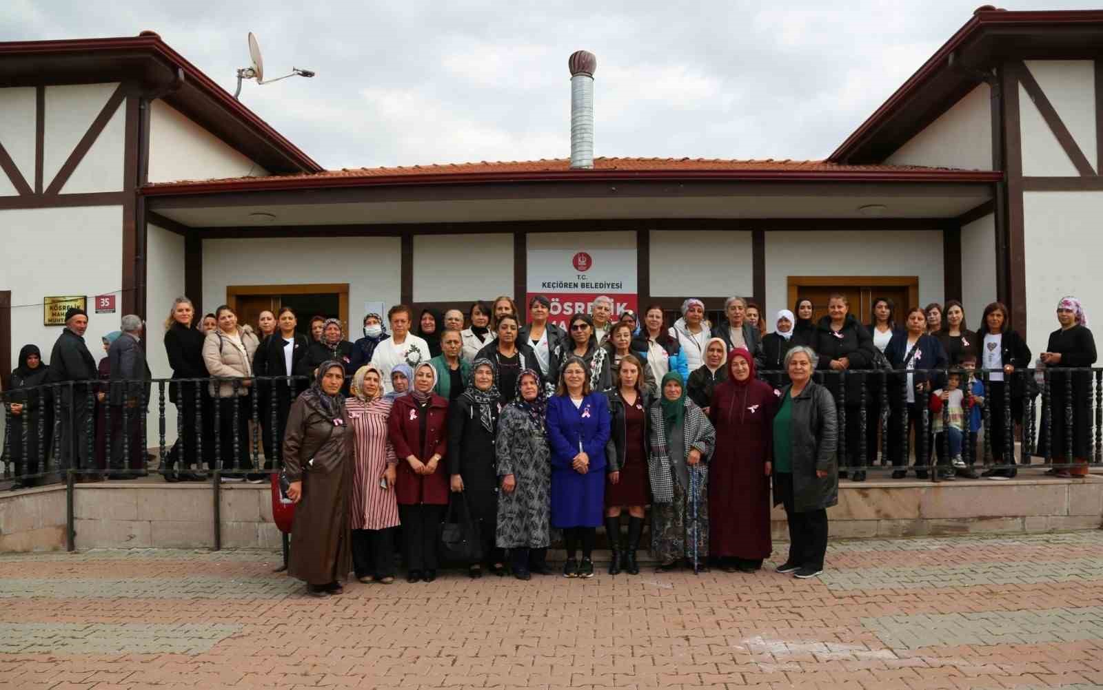 Ke&ccedil;i&ouml;ren Belediyesi&rsquo;nden meme kanseri farkındalık eğitimi
