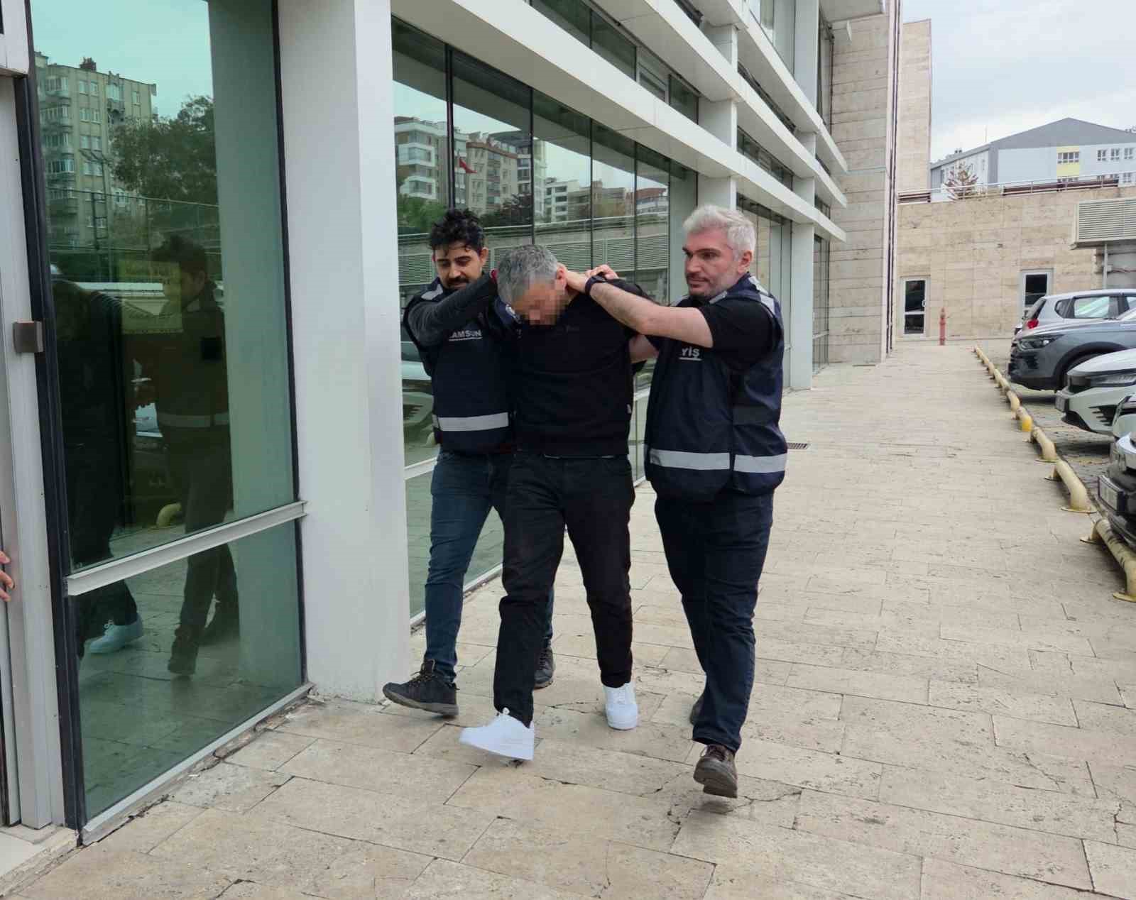 Türkiye’ye iade edilen cinayet zanlısı Samsun’a getirildi