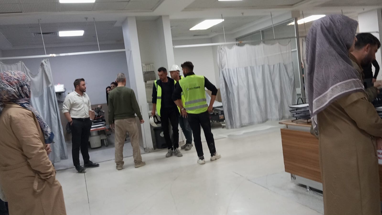 Van’da şehir hastanesi inşaatında iş kazası: 1 işçi yaralandı