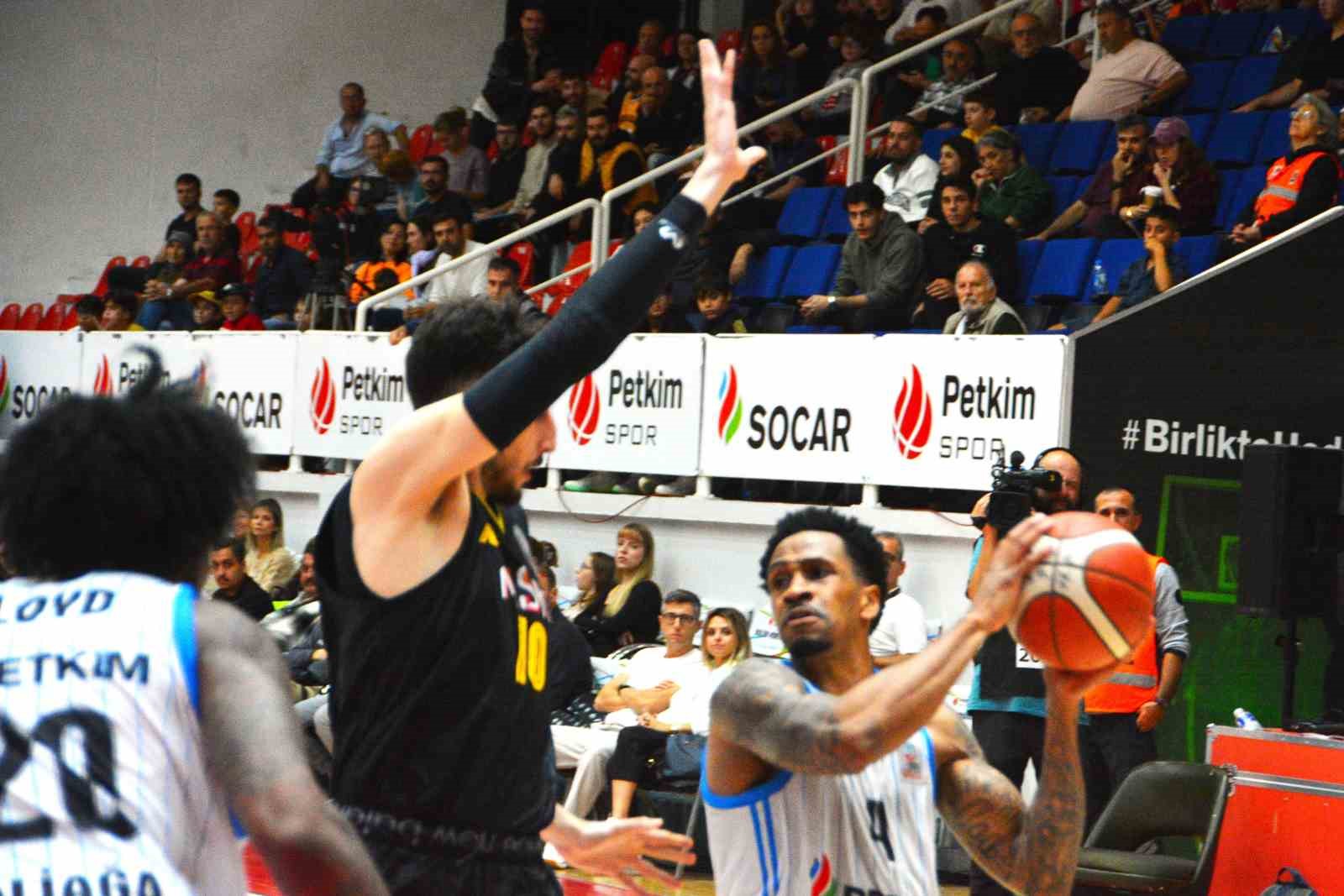 Basketbol Süper Ligi: Aliağa Petkimspor: 90 - Mersin Spor: 86