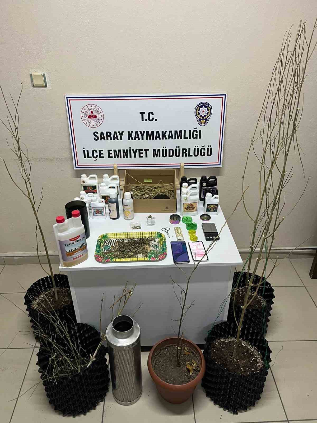 Tekirdağ’da uyuşturucu operasyonu: 5 gözaltı