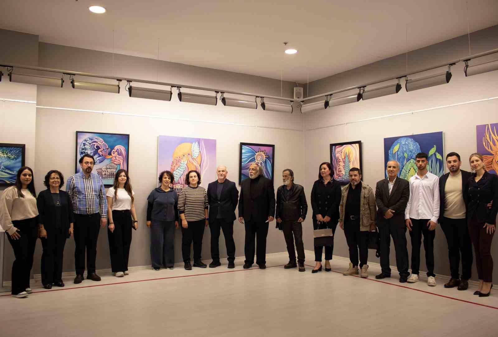 Ressam y&uuml;ksel SANKO Sanat Galerisi&rsquo;nde sergi a&ccedil;tı
