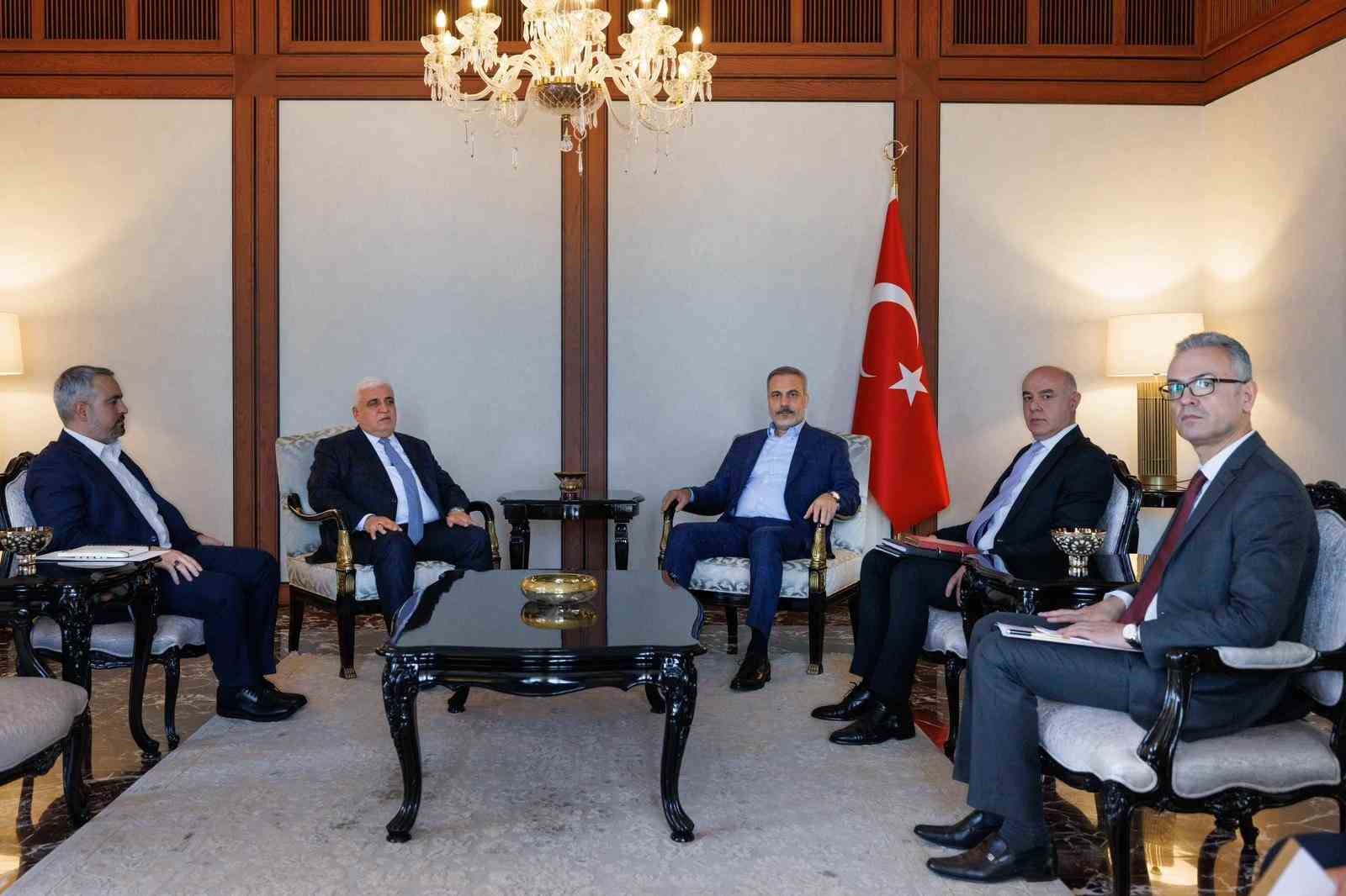 Bakan Fidan, Haşdi Şabi Komisyonu Başkanı el-Feyyad’ı kabul etti