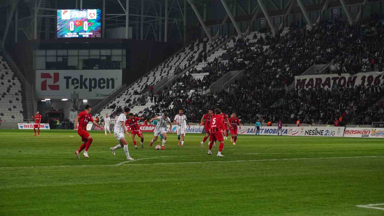 TFF 2. Lig: Elazığspor: 1 - Kastamonuspor: 2
