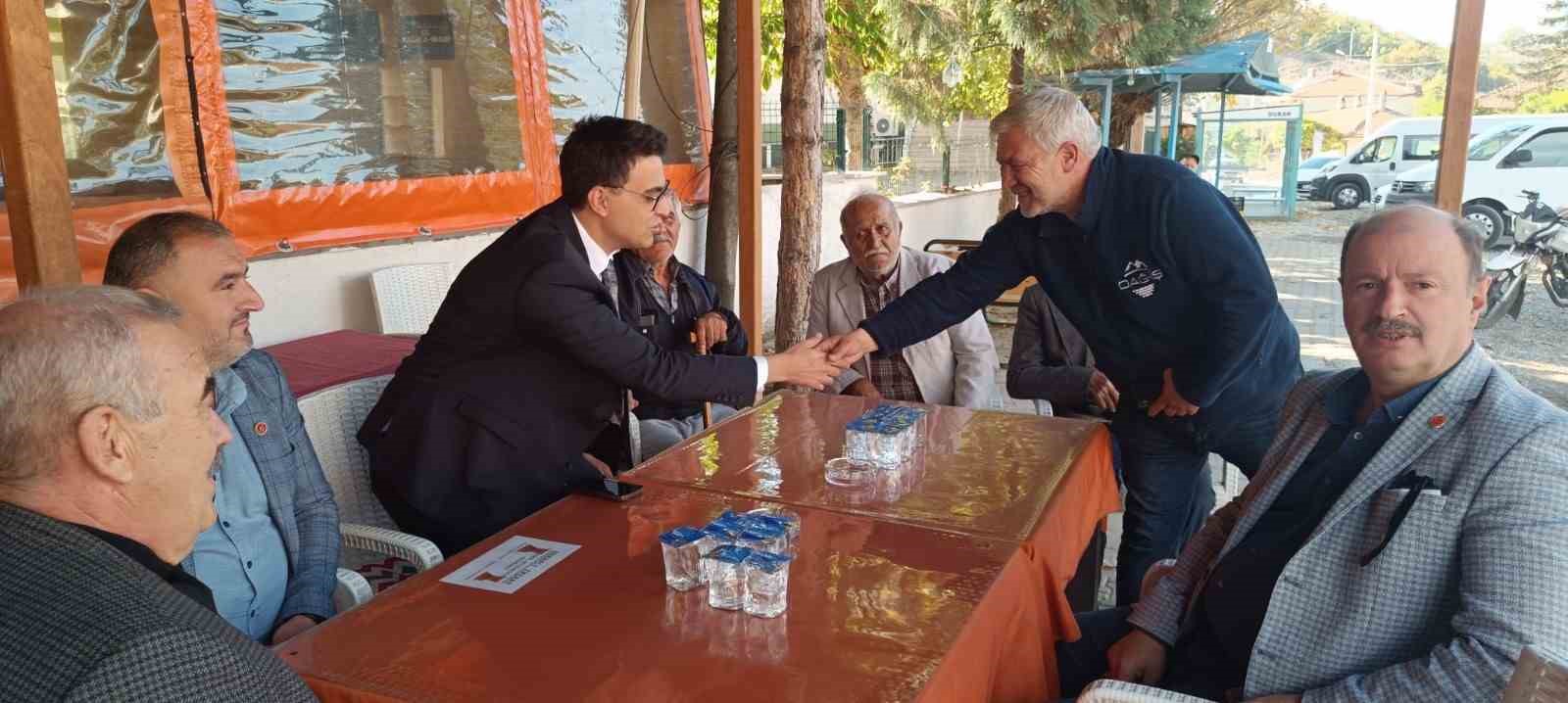 Kaymakam Kara, Karaköy’de çalışmalarını yerinde inceledi