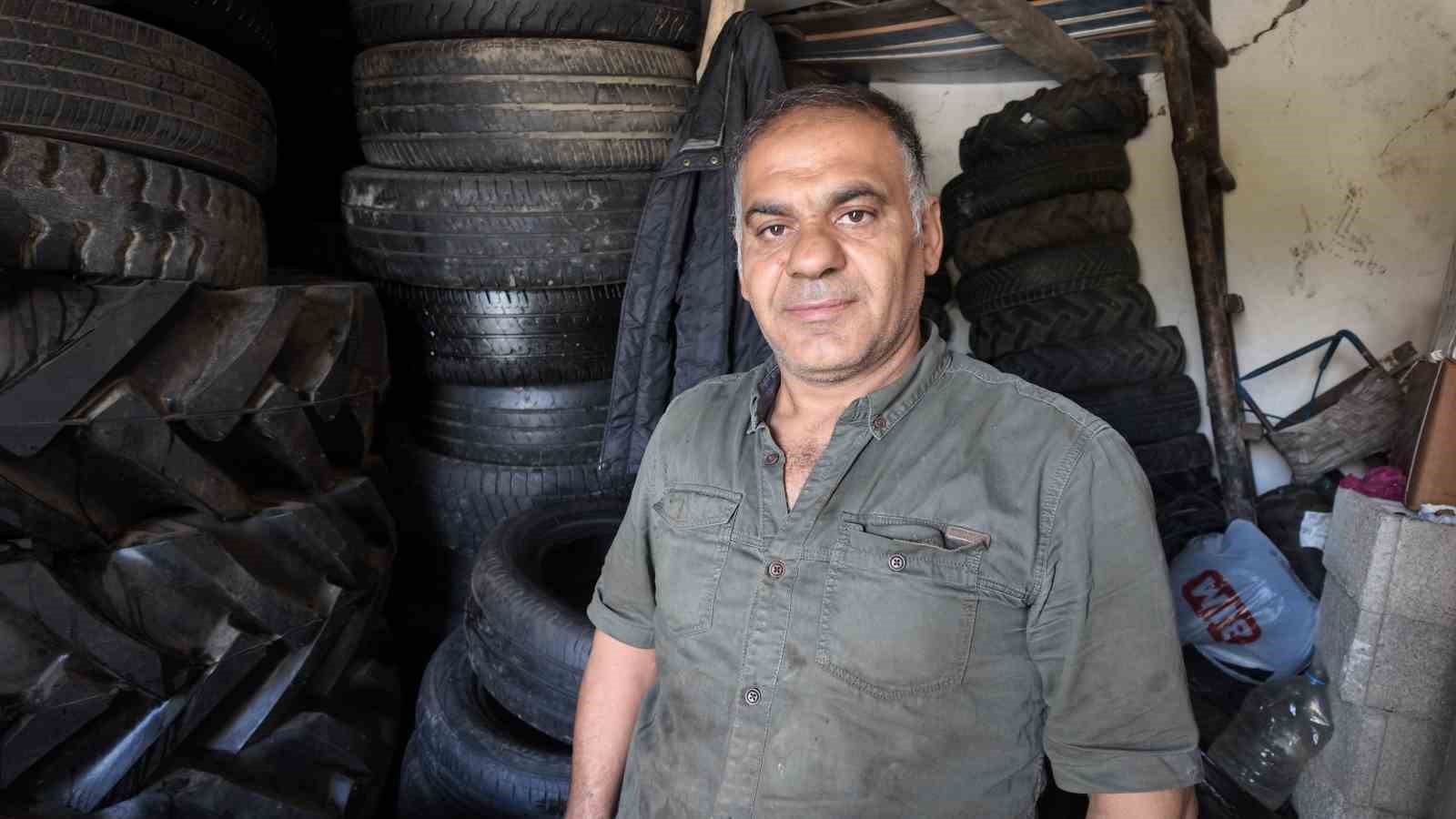 15 yaşında başladı, 35 yıldır araç lastiği ile yatıp kalkıyor
