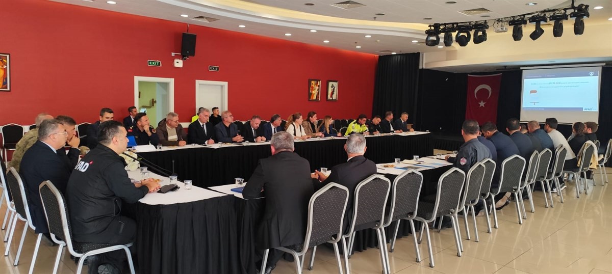 Ulusal Düzey Tatbikatı öncesi hazırlık toplantısı