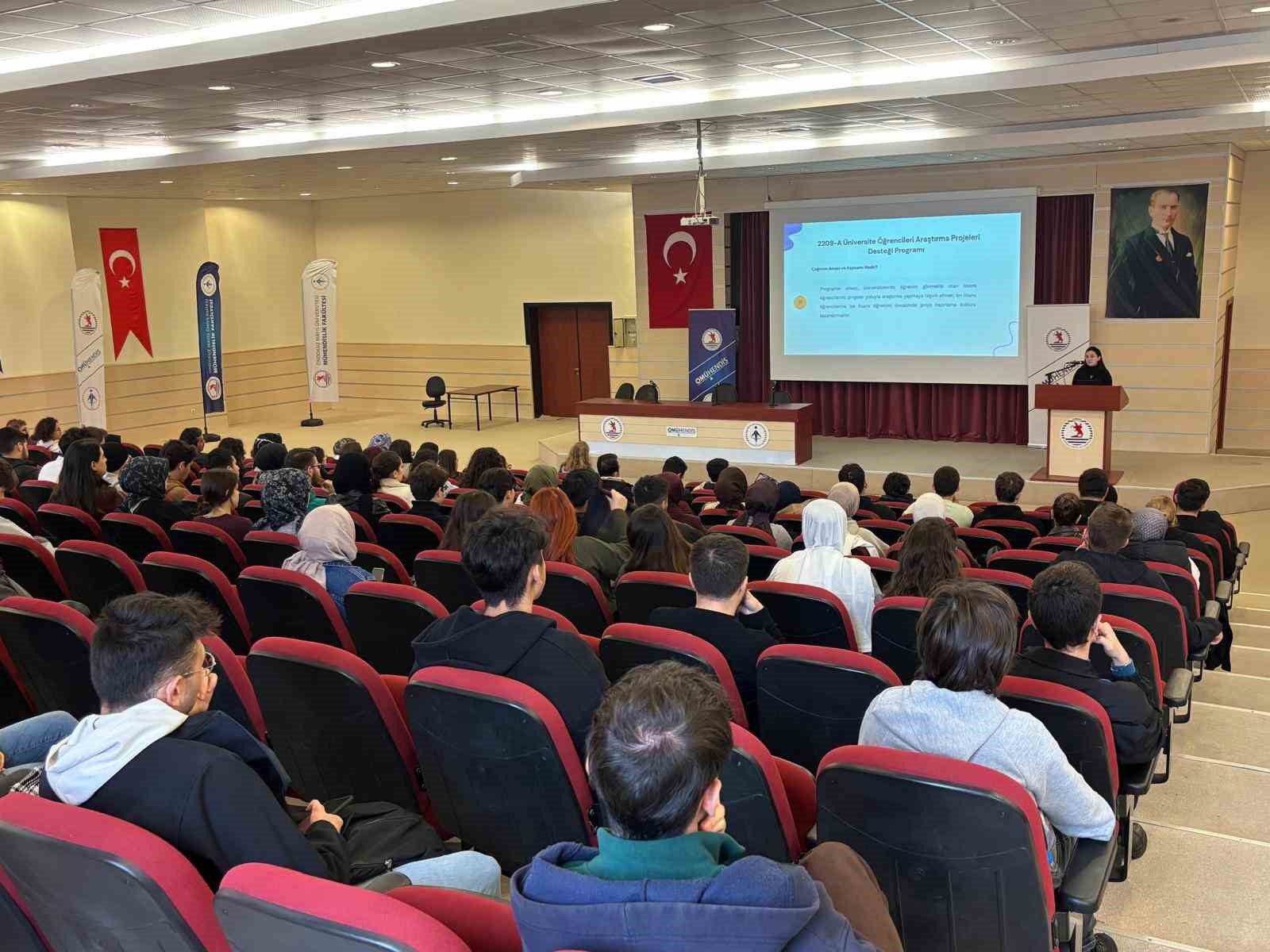 OMÜ öğrencilerinden araştırma projelerine yoğun başvuru
