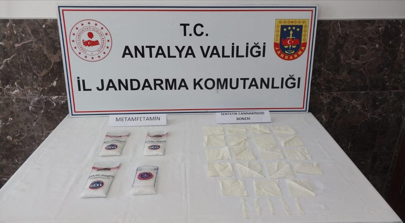 Alanya’da jandarmadan uyuşturucu operasyonu, 1 kişi tutuklandı