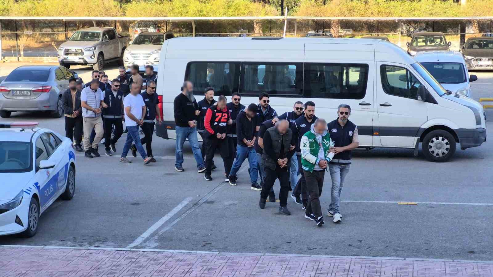 Bodrum’da 17 şüpheli adliyeye sevk edildi